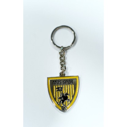 Lisanslı Krom Metal Anahtarlık