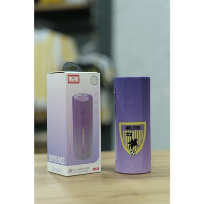 X Earldom Soundsphere Kablosuz Bluetooth Hoparlör - Mor 